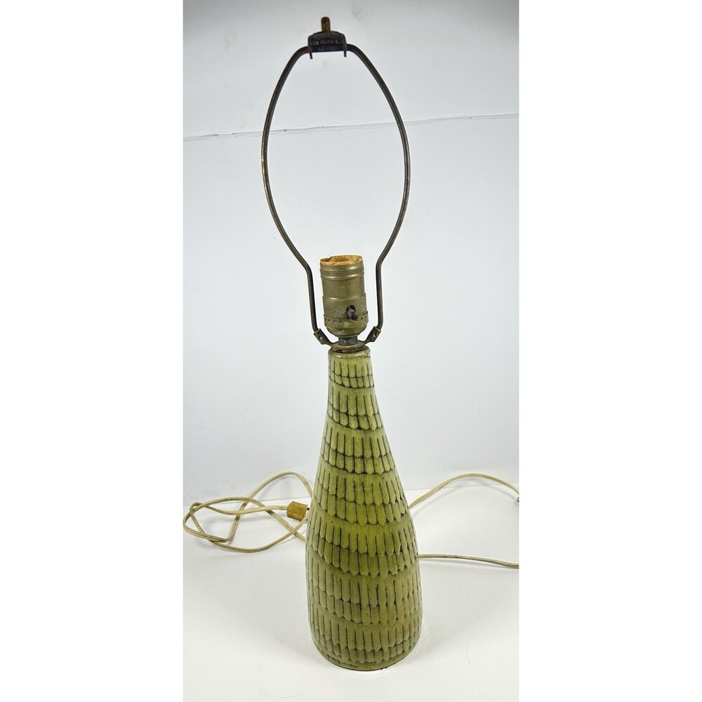 1950s Kåre Berven Fjeldsaa Studio Stoneware Lamp Base | KBF Norway MCM